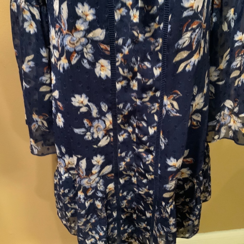 White House Black Market blue Dress women size XS‎ Like new - Picture 4 of 12